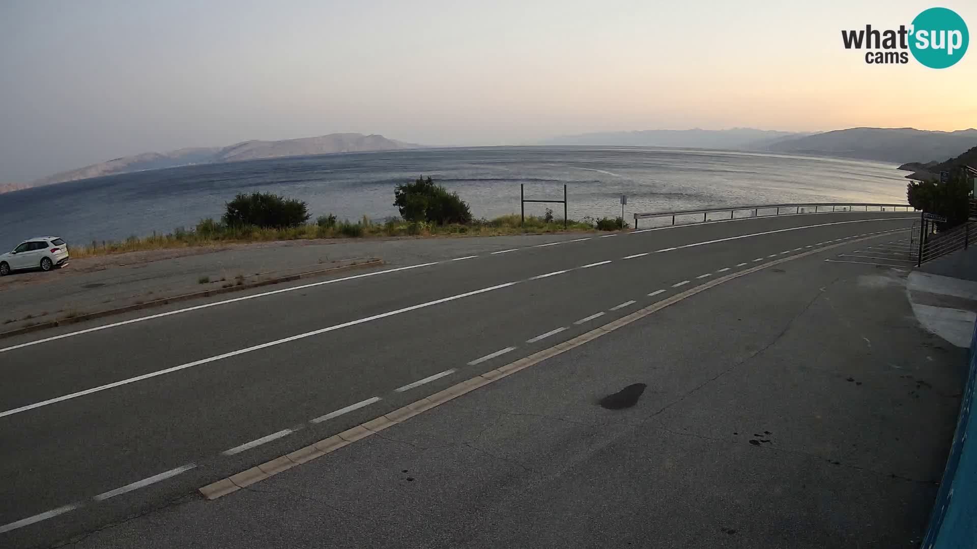 Webcam statale Adriatica D8 vicino SEGNA – Panorama su VEGLIA