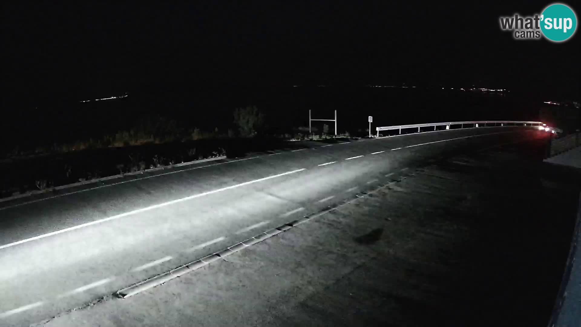 Webcam statale Adriatica D8 vicino SEGNA – Panorama su VEGLIA