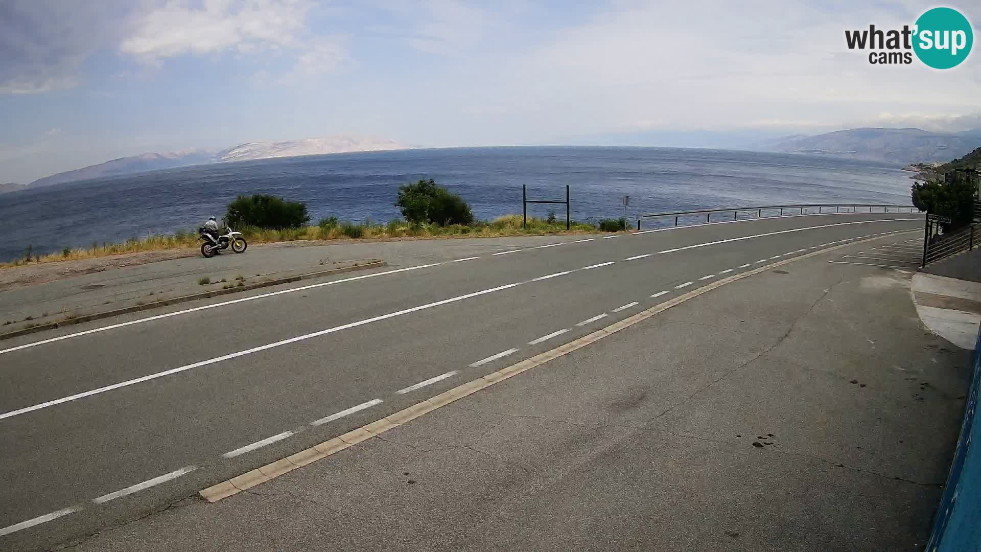 Webcam statale Adriatica D8 vicino SEGNA – Panorama su VEGLIA