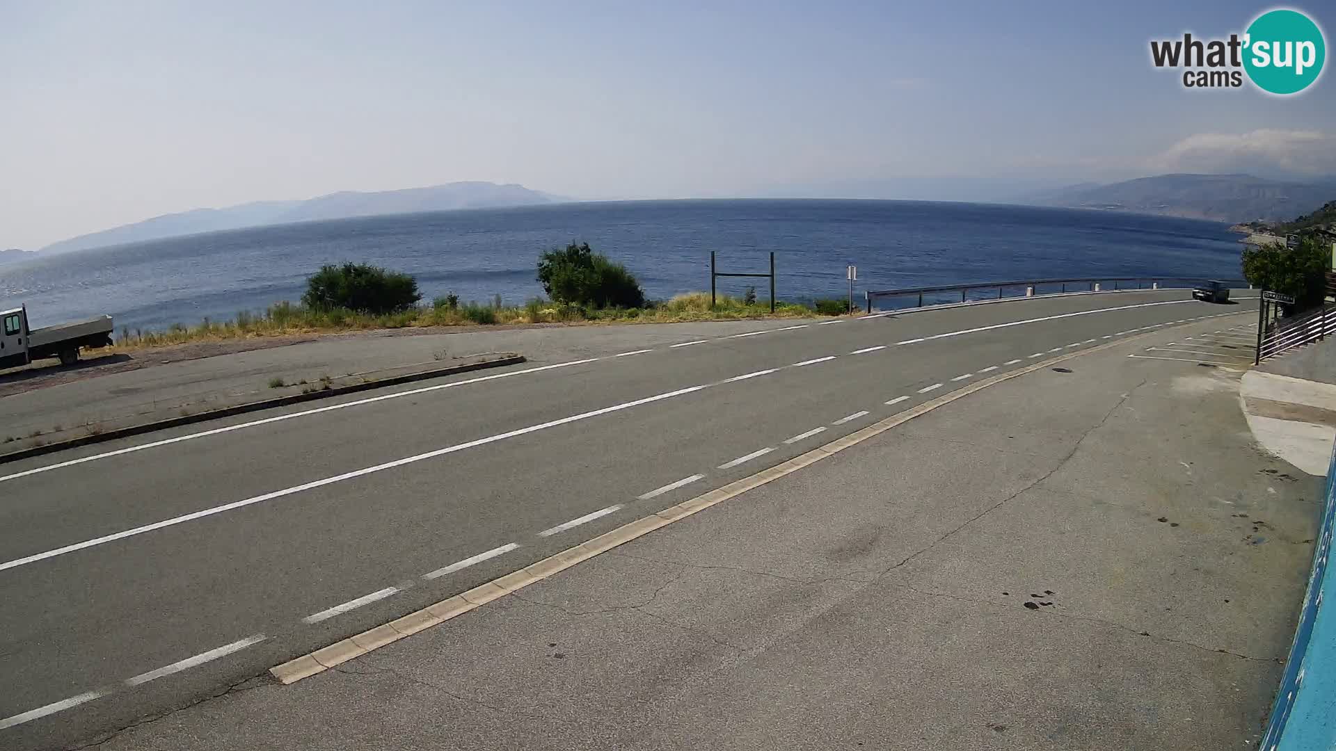 Webcam statale Adriatica D8 vicino SEGNA – Panorama su VEGLIA