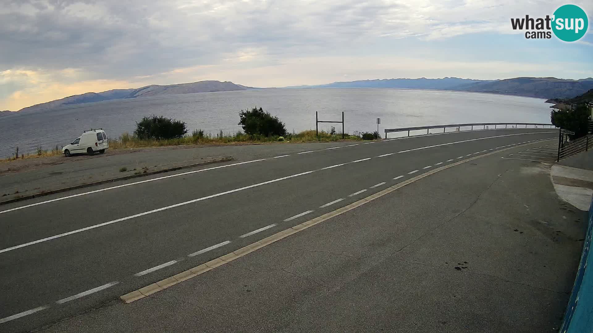 Webcam statale Adriatica D8 vicino SEGNA – Panorama su VEGLIA