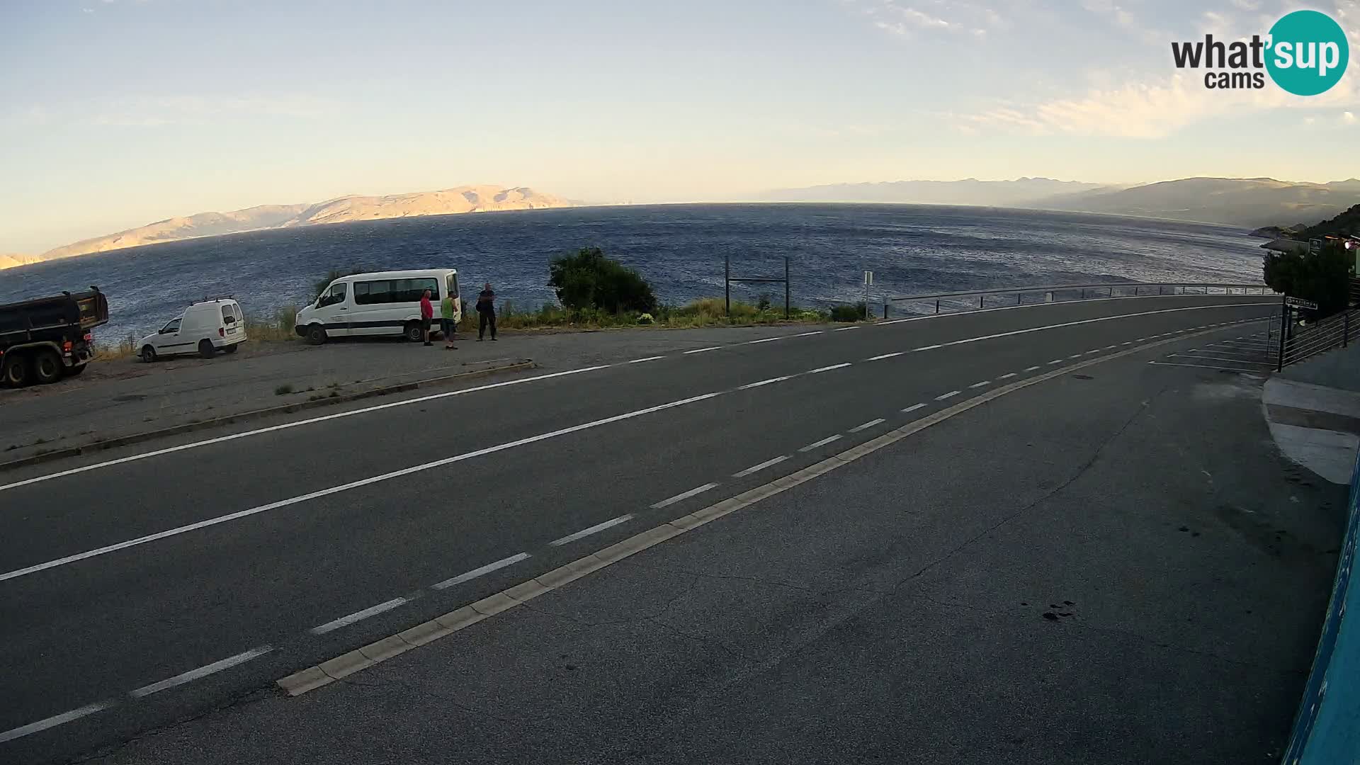 Web kamera Jadranska Magistrala kod SENJa – pogled na KRK