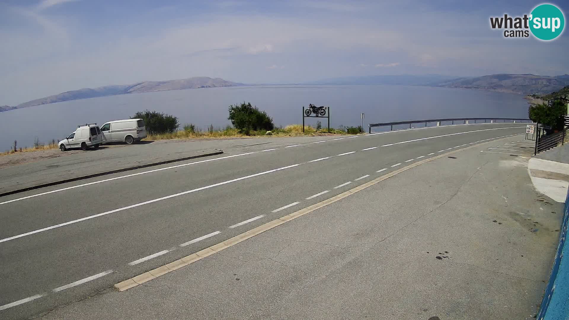 Webcam statale Adriatica D8 vicino SEGNA – Panorama su VEGLIA