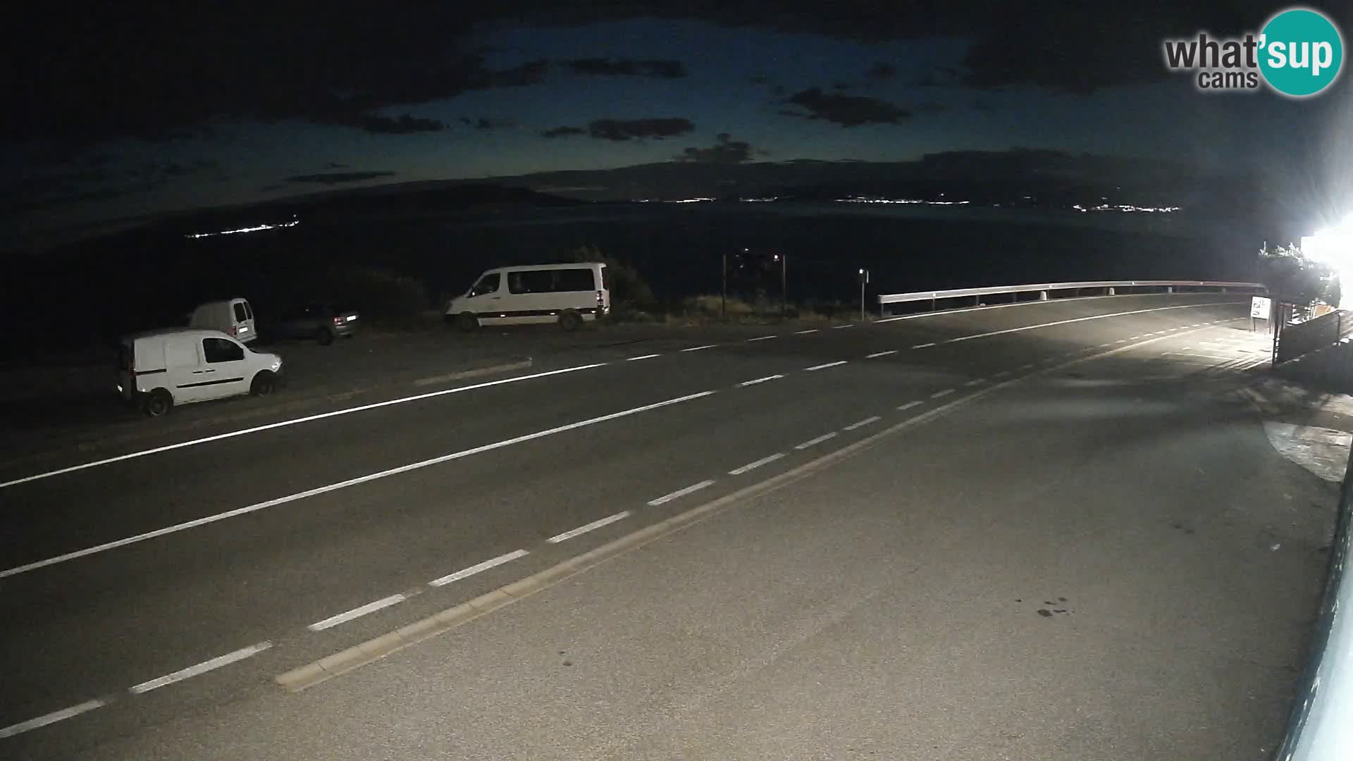 Web kamera Jadranska Magistrala kod SENJa – pogled na KRK