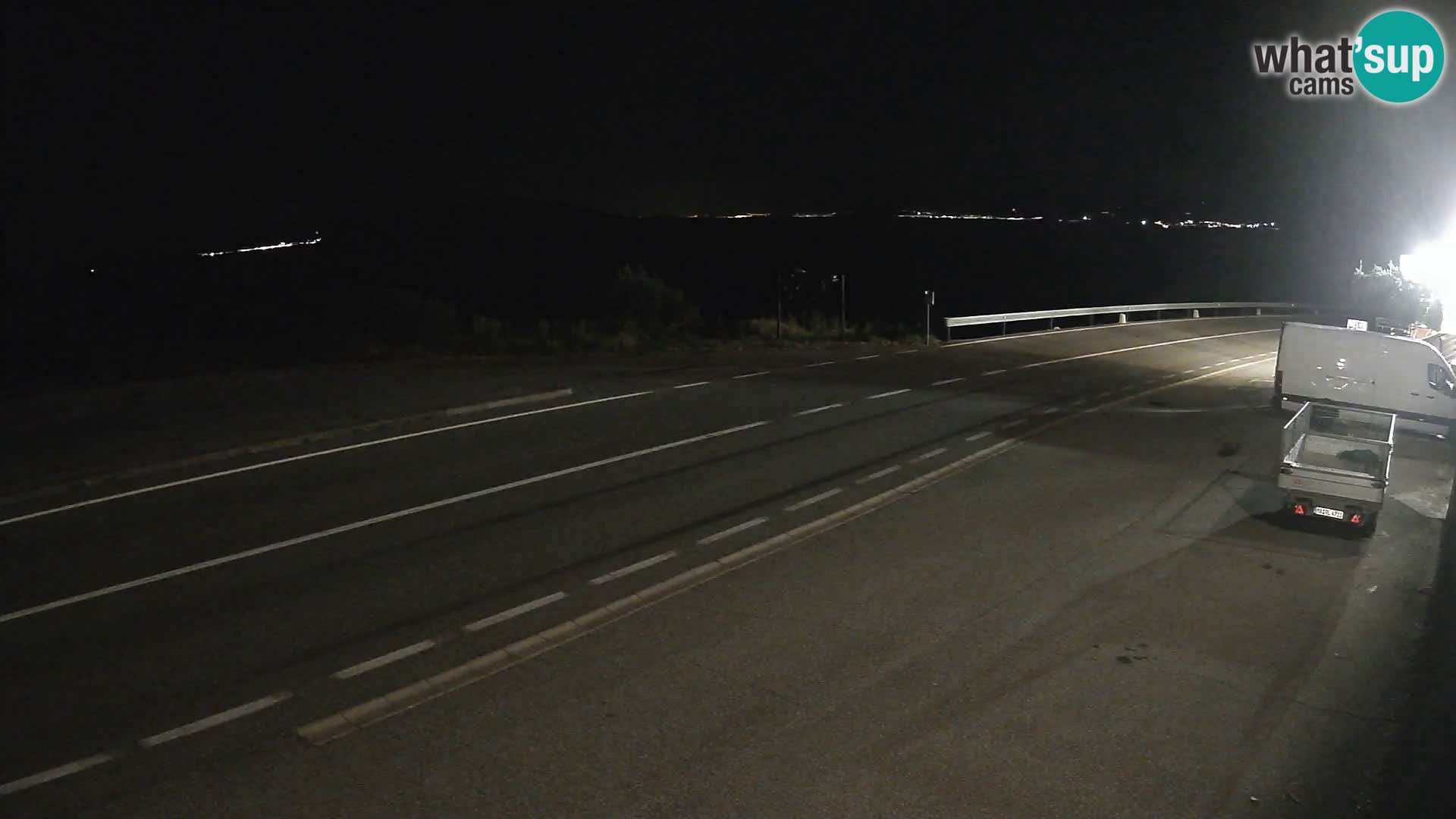 Web kamera Jadranska Magistrala kod SENJa – pogled na KRK