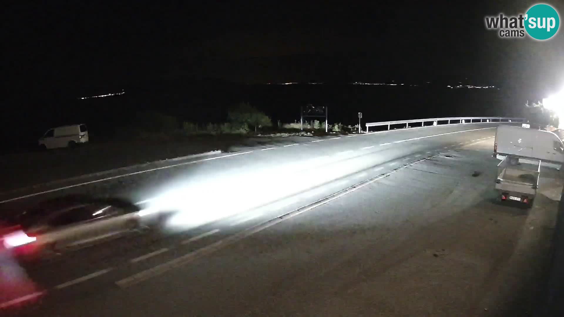 Web kamera Jadranska Magistrala kod SENJa – pogled na KRK
