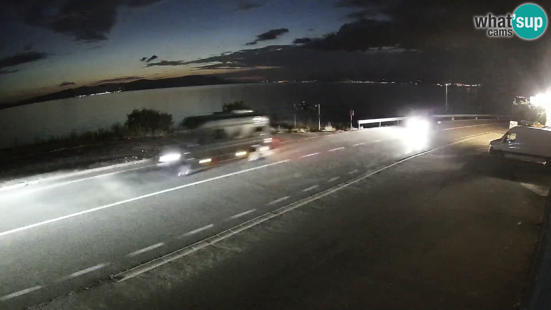 Web kamera Jadranska Magistrala kod SENJa – pogled na KRK
