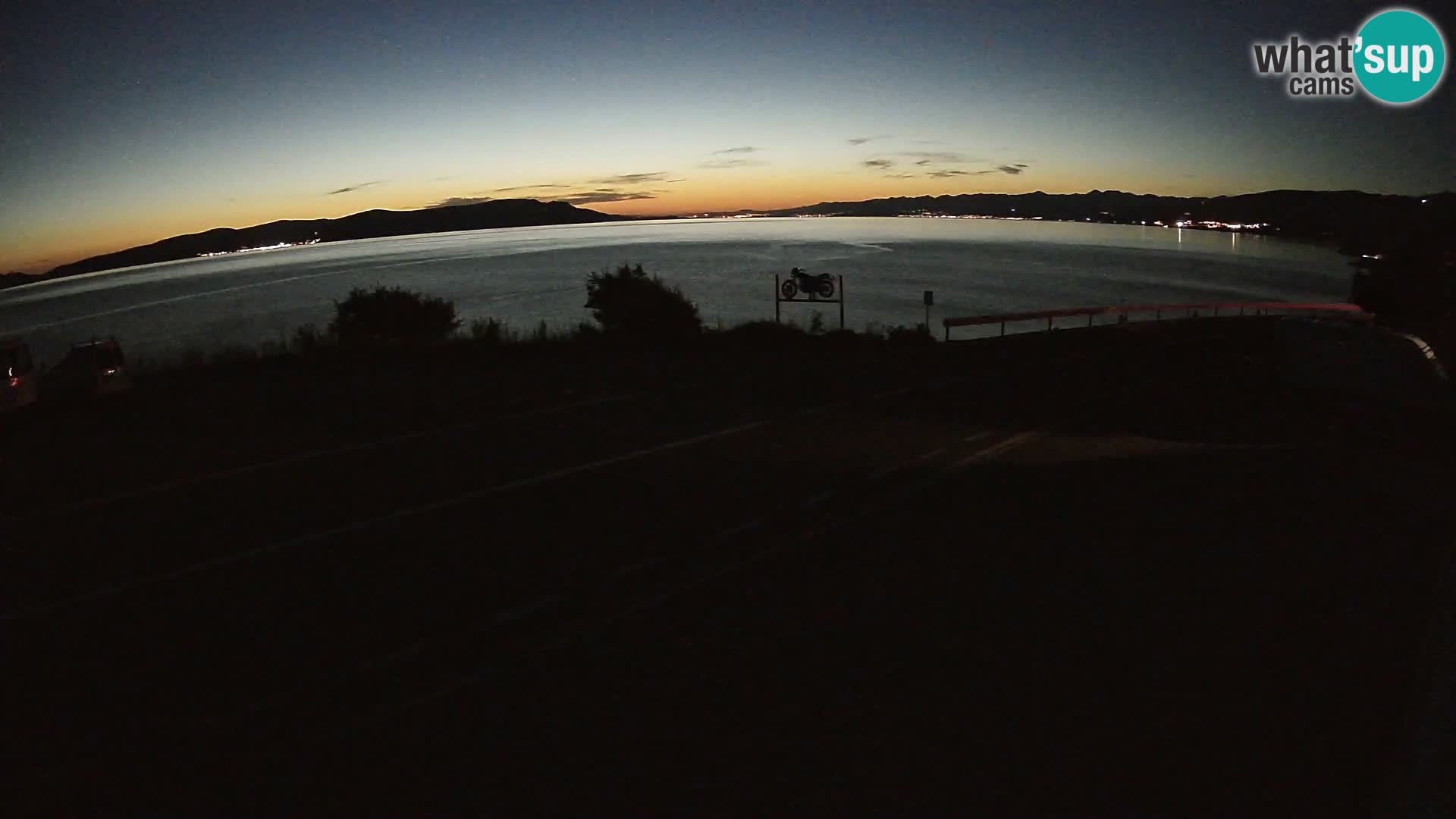 Webcam statale Adriatica D8 vicino SEGNA – Panorama su VEGLIA