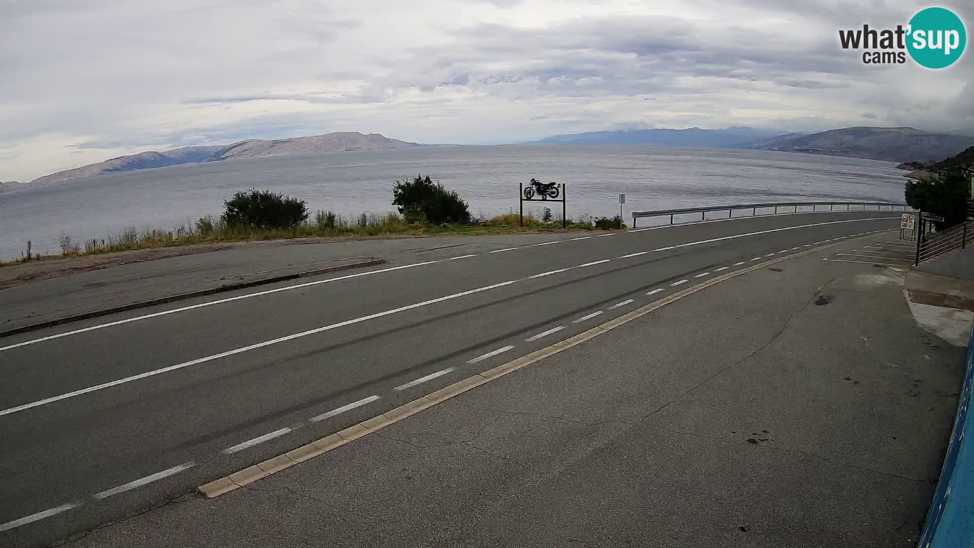 Webcam statale Adriatica D8 vicino SEGNA – Panorama su VEGLIA