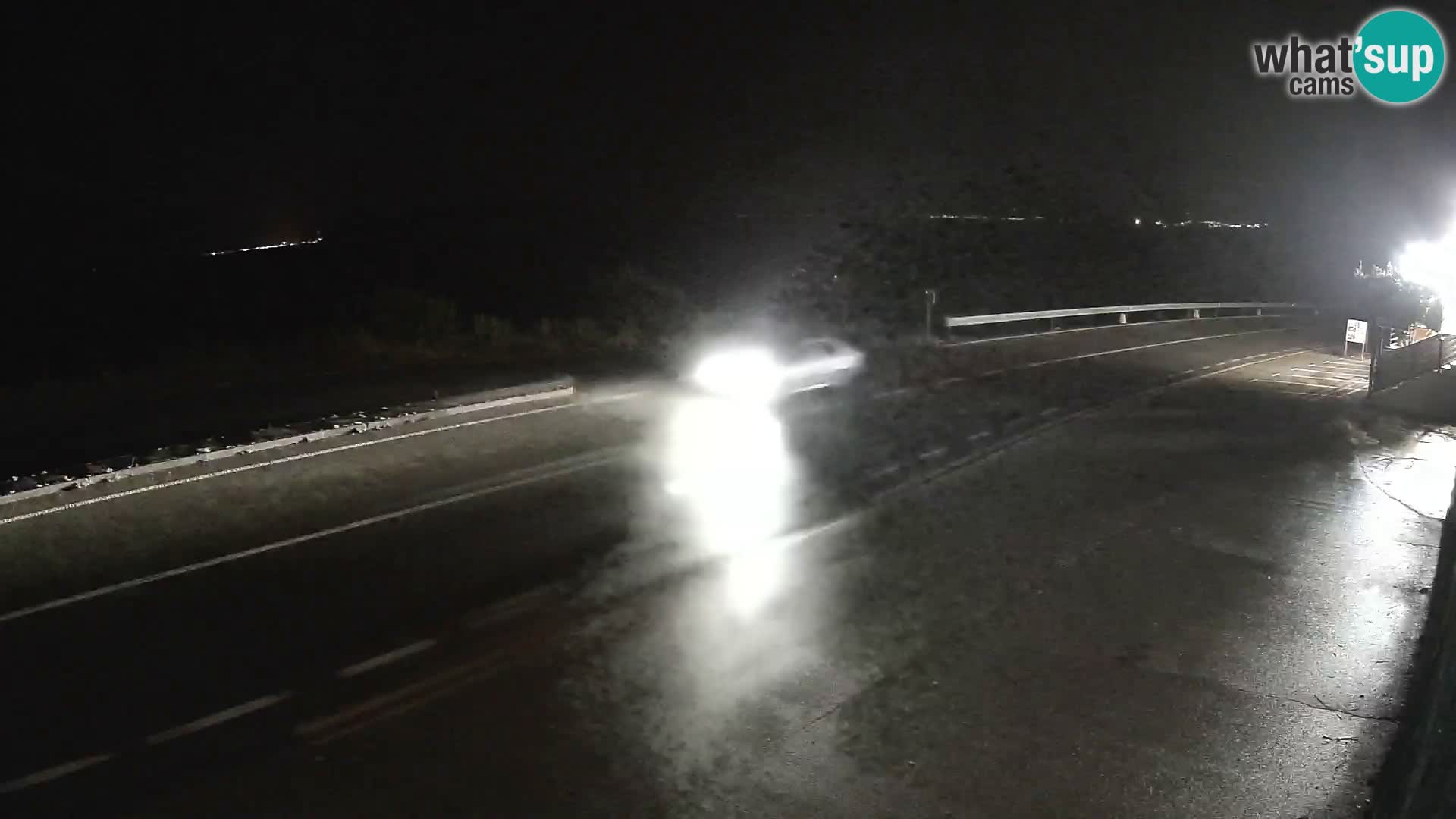 Webcam statale Adriatica D8 vicino SEGNA – Panorama su VEGLIA