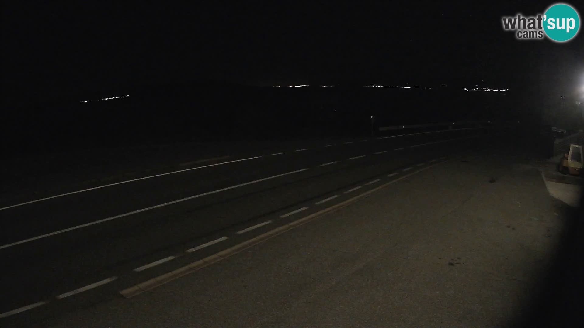 Webcam Adria-Autobahn D8 bei SENJ – Blick auf die Insel KRK