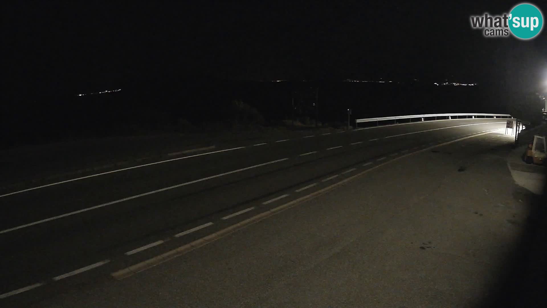 Webcam statale Adriatica D8 vicino SEGNA – Panorama su VEGLIA