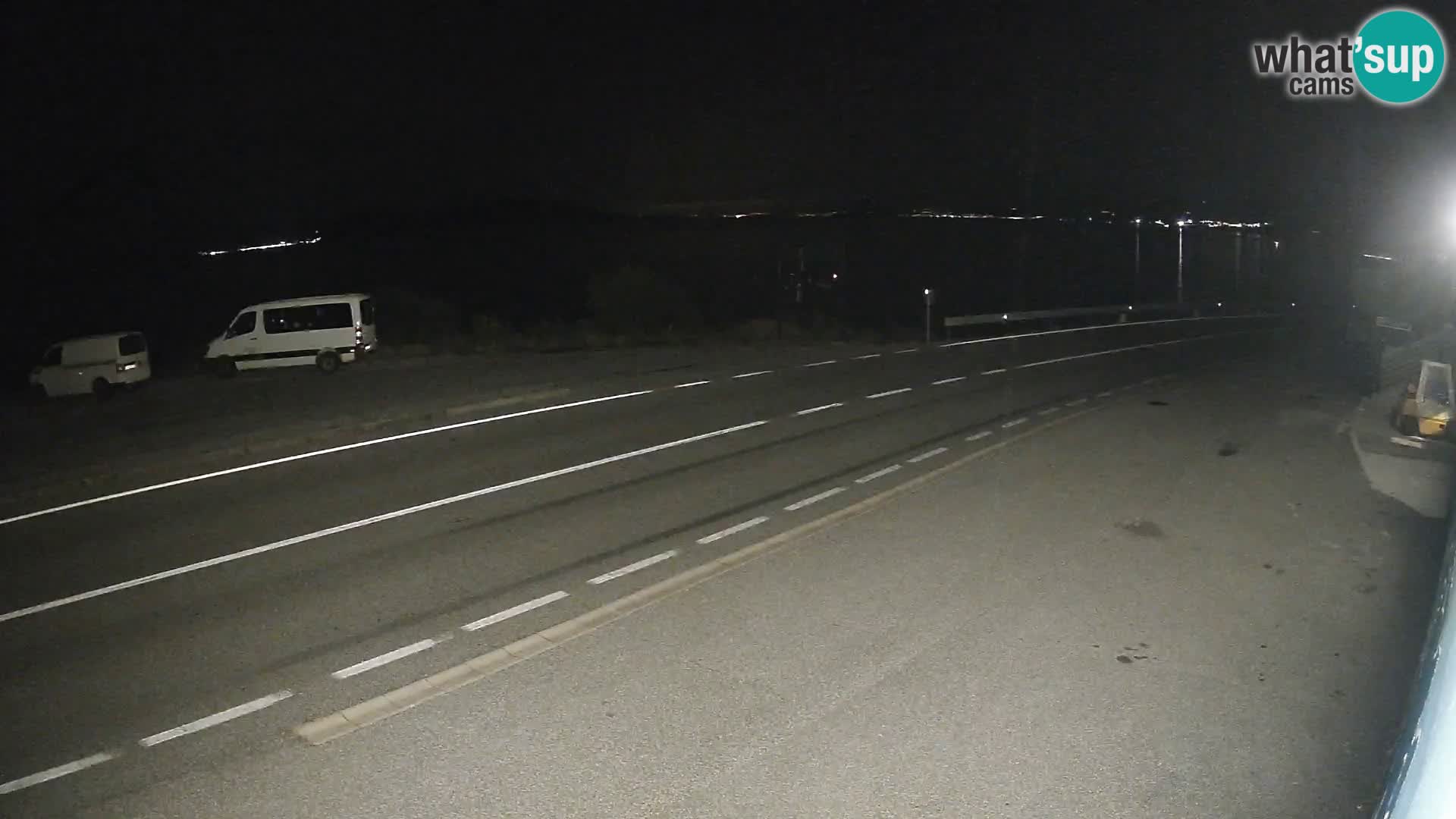 Webcam statale Adriatica D8 vicino SEGNA – Panorama su VEGLIA