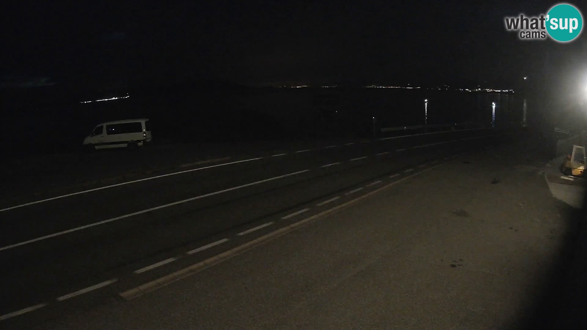 Webcam statale Adriatica D8 vicino SEGNA – Panorama su VEGLIA
