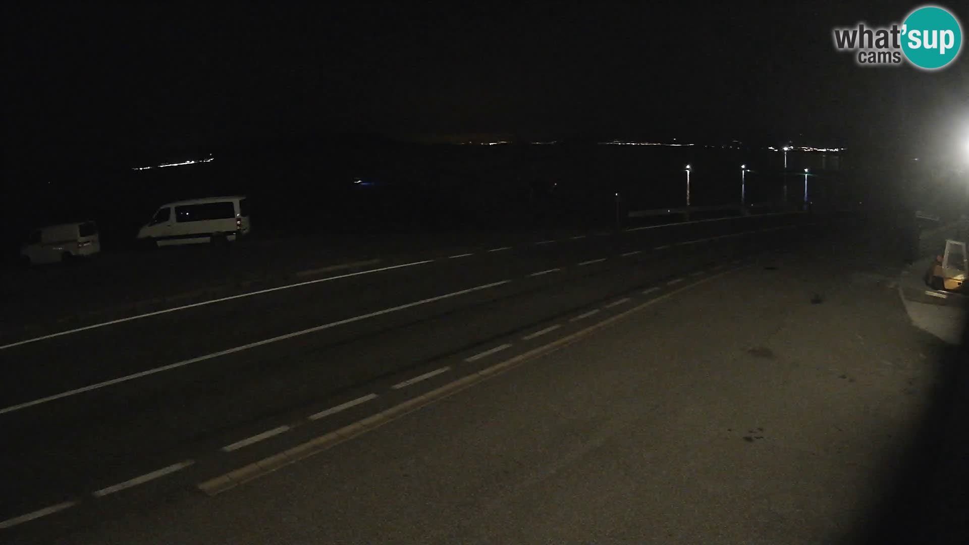 Webcam Adria-Autobahn D8 bei SENJ – Blick auf die Insel KRK