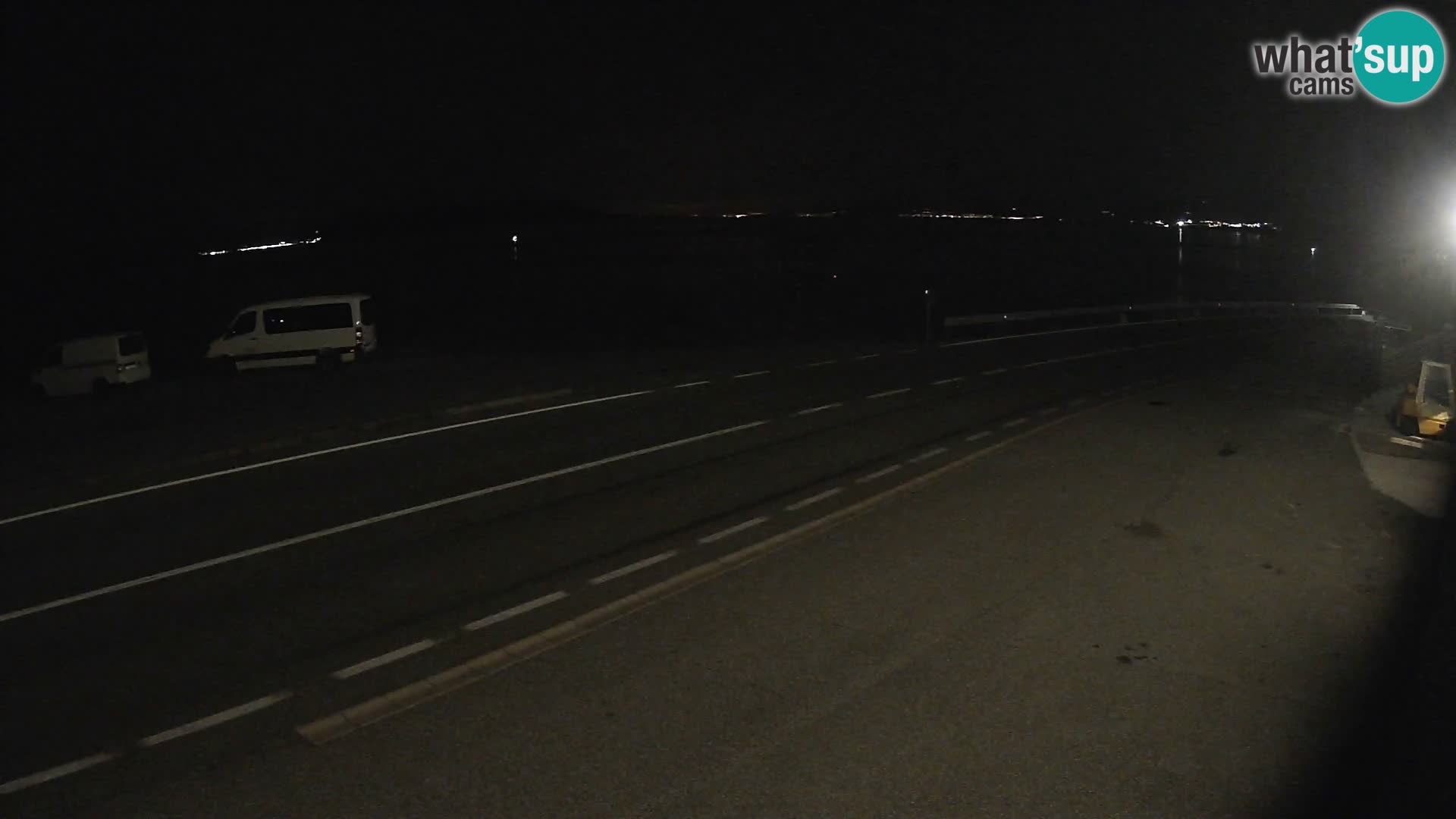Webcam statale Adriatica D8 vicino SEGNA – Panorama su VEGLIA