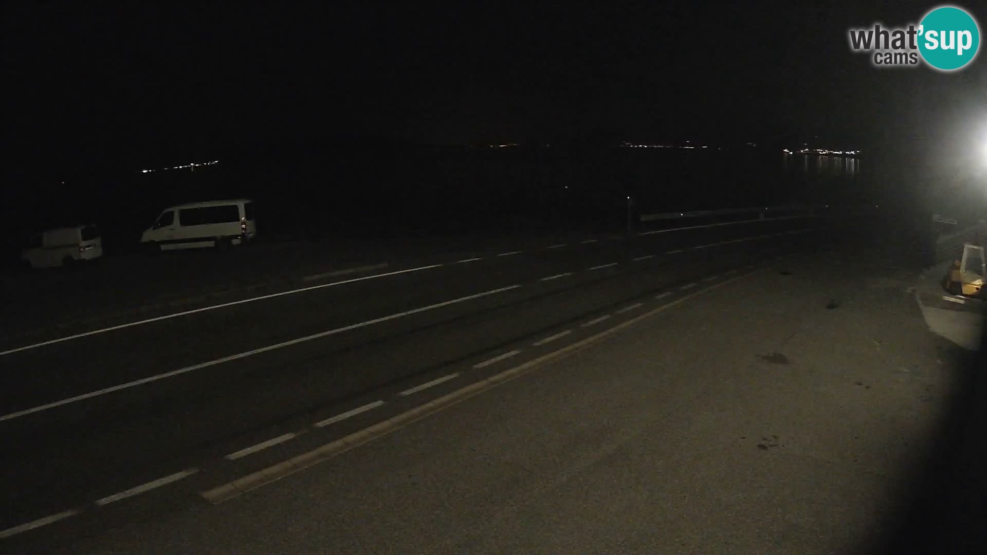 Webcam autoroute Adriatique D8 près de SENJ – vue sur l’île de KRK