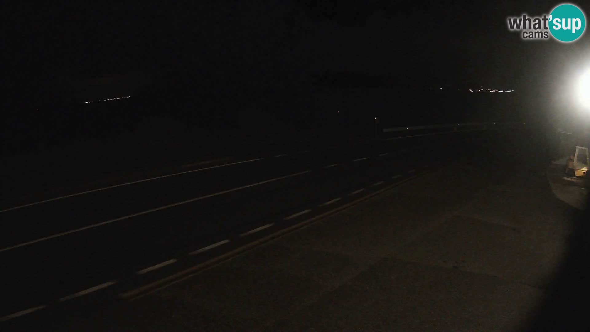 Webcam statale Adriatica D8 vicino SEGNA – Panorama su VEGLIA