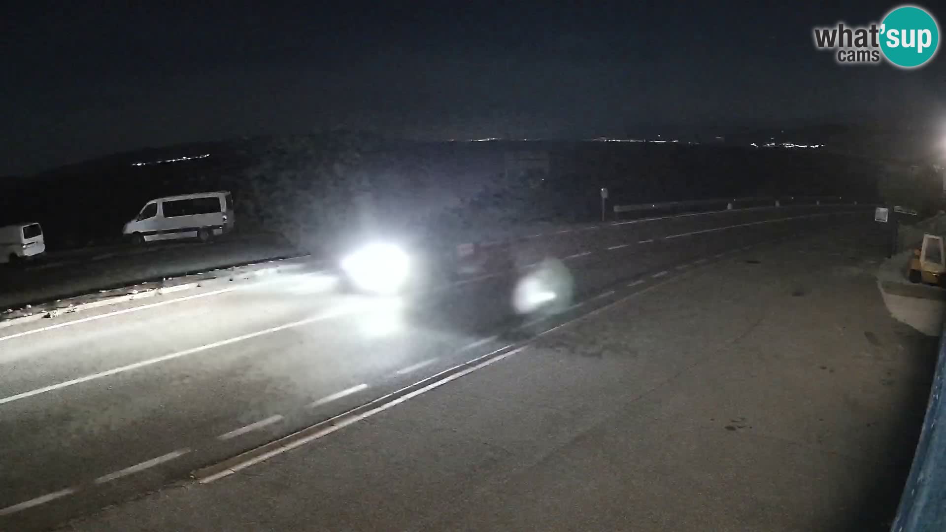 Webcam statale Adriatica D8 vicino SEGNA – Panorama su VEGLIA