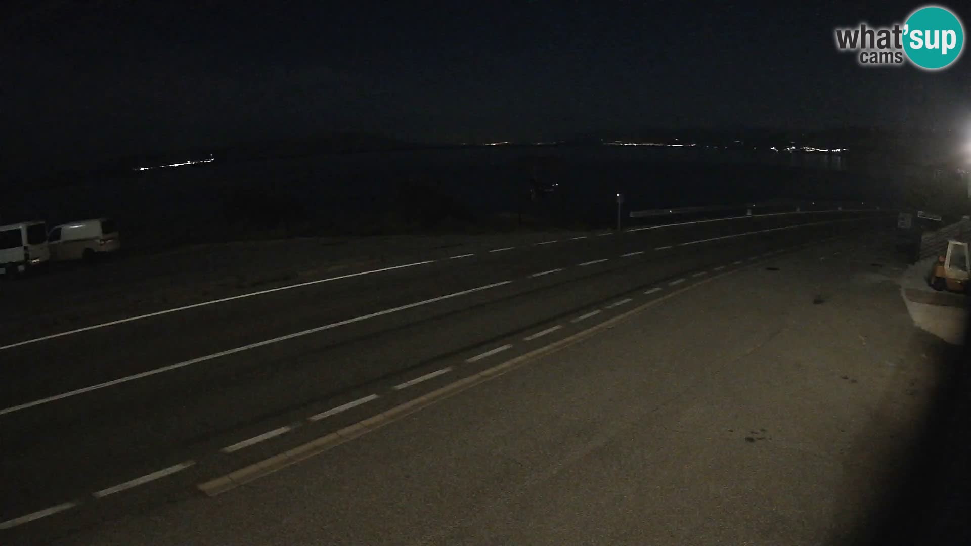 Webcam Adria-Autobahn D8 bei SENJ – Blick auf die Insel KRK