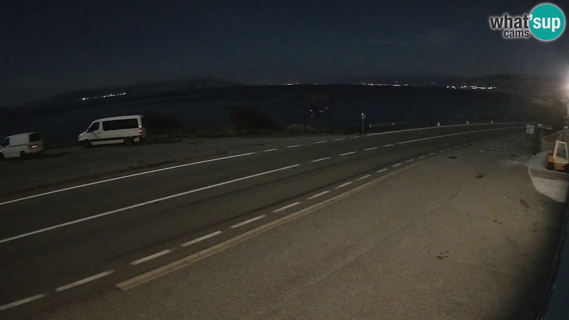 Webcam statale Adriatica D8 vicino SEGNA – Panorama su VEGLIA