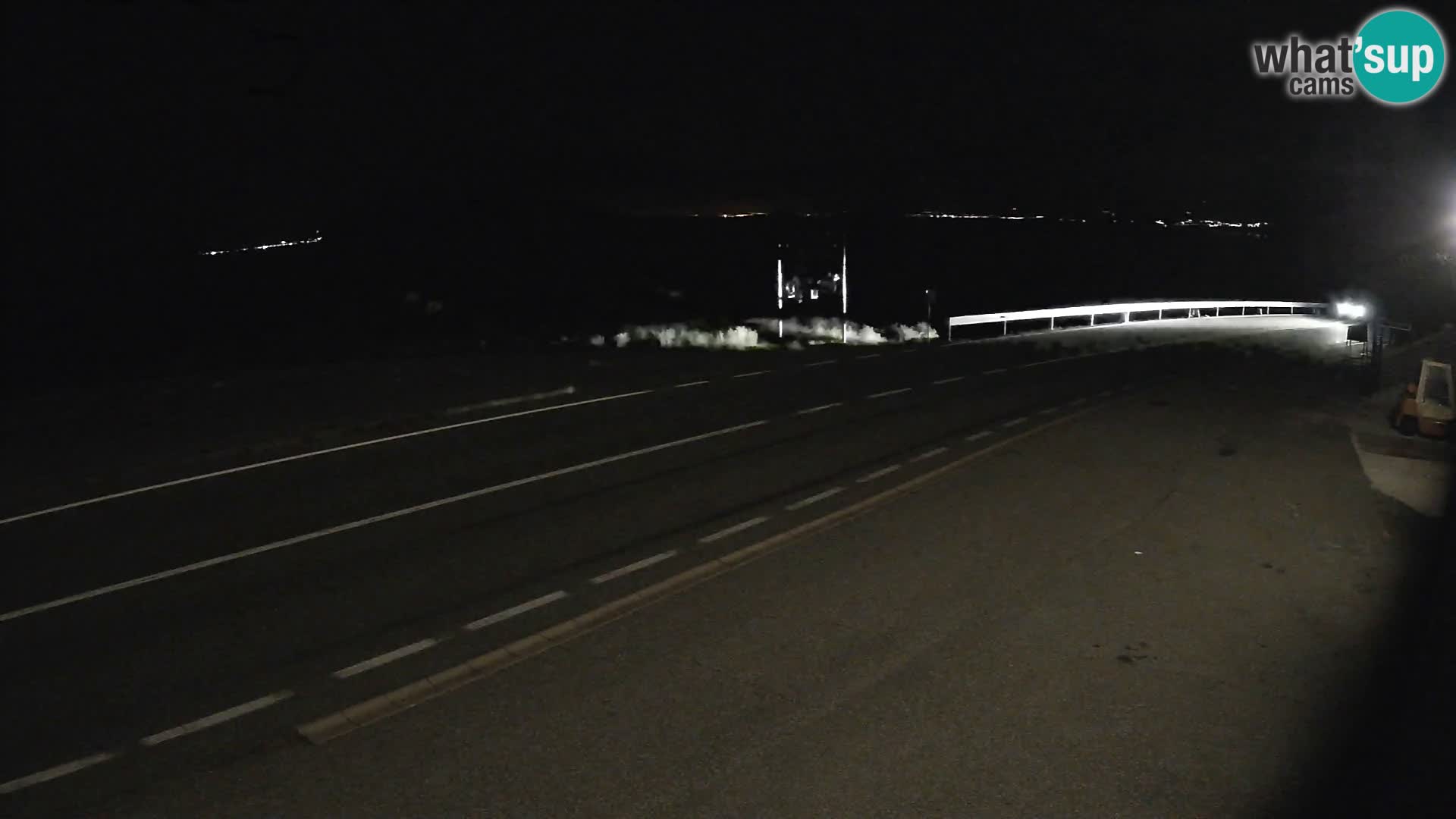 Webcam statale Adriatica D8 vicino SEGNA – Panorama su VEGLIA