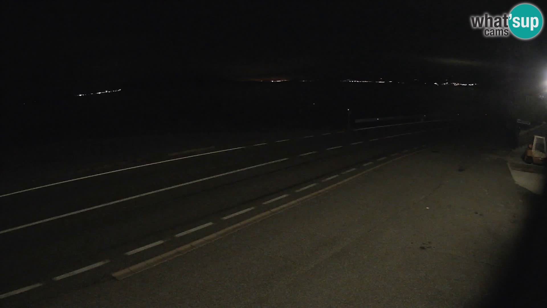 Webcam statale Adriatica D8 vicino SEGNA – Panorama su VEGLIA