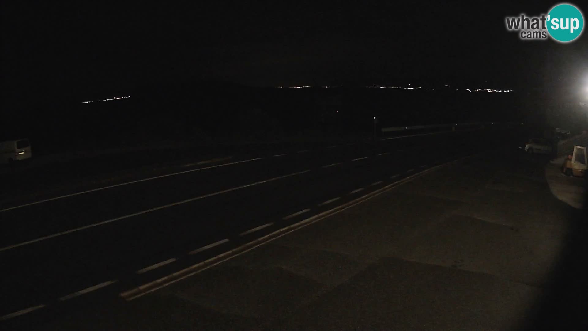 Webcam statale Adriatica D8 vicino SEGNA – Panorama su VEGLIA