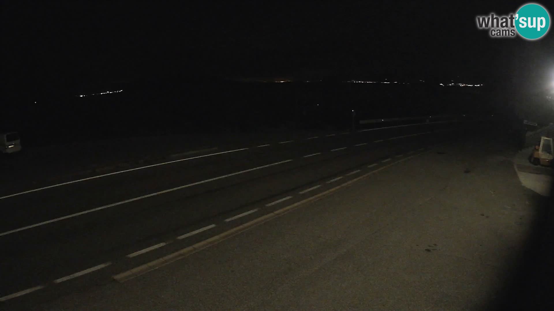 Webcam statale Adriatica D8 vicino SEGNA – Panorama su VEGLIA