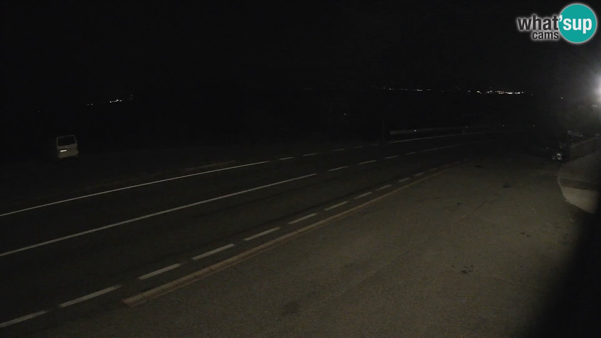 Webcam statale Adriatica D8 vicino SEGNA – Panorama su VEGLIA