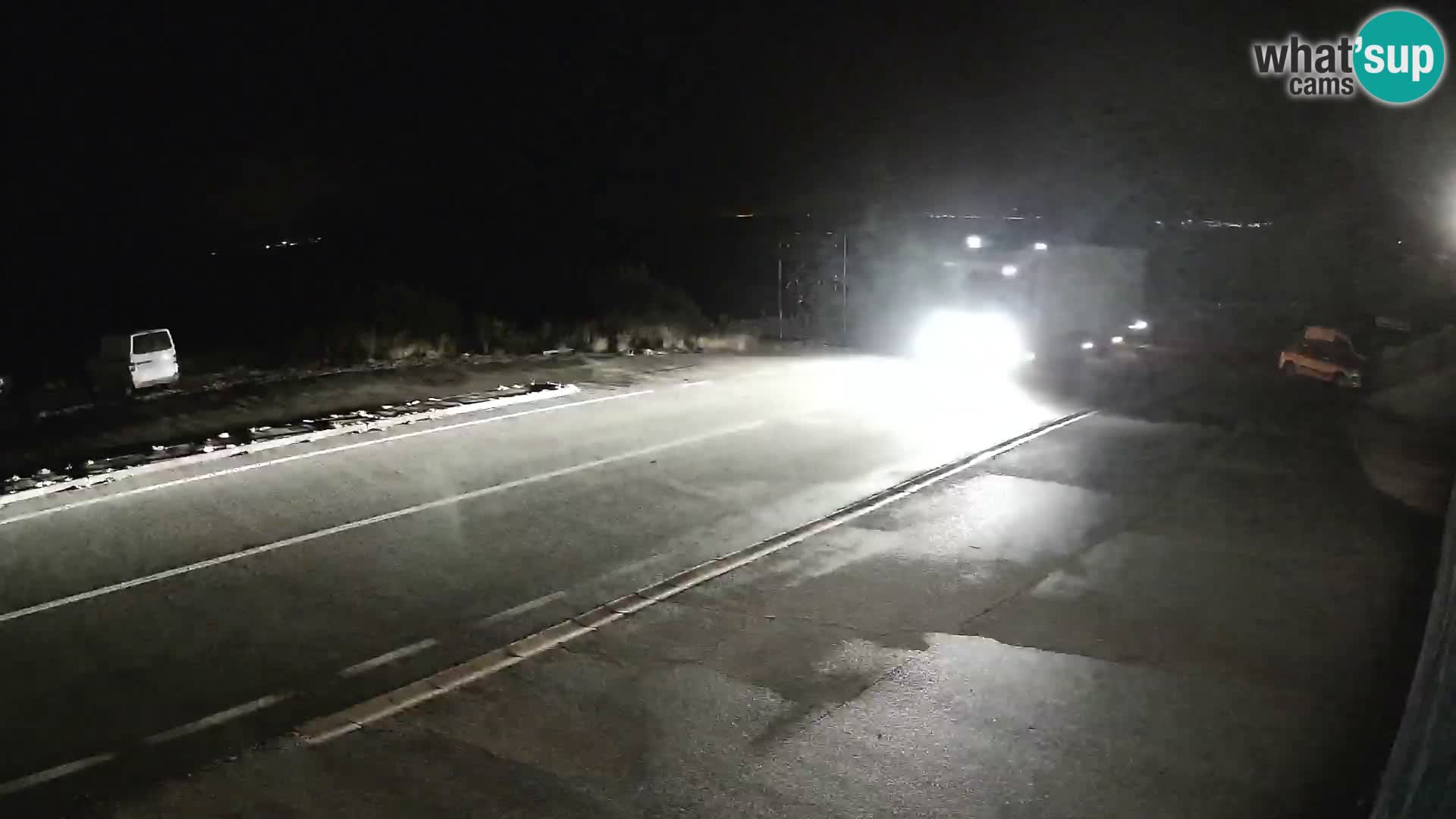 Webcam statale Adriatica D8 vicino SEGNA – Panorama su VEGLIA