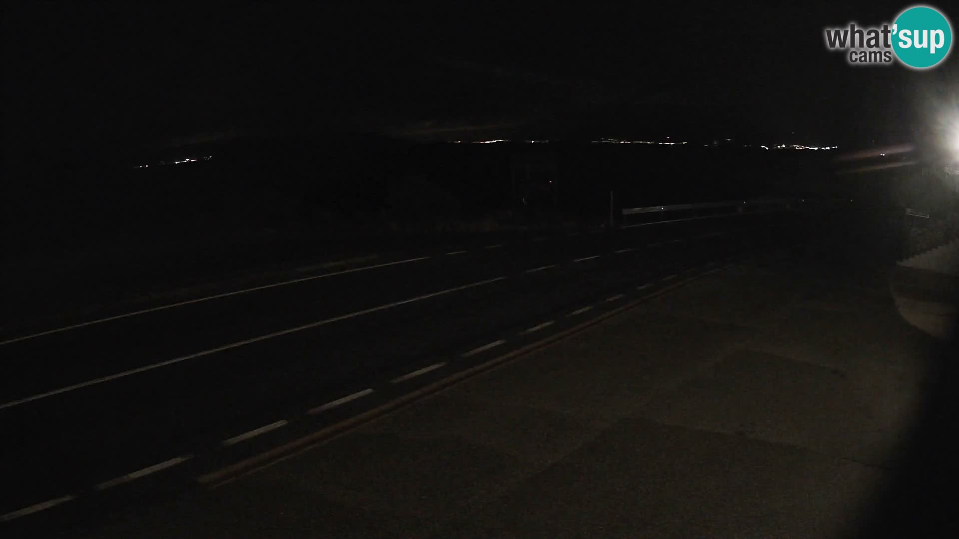 Webcam Adria-Autobahn D8 bei SENJ – Blick auf die Insel KRK