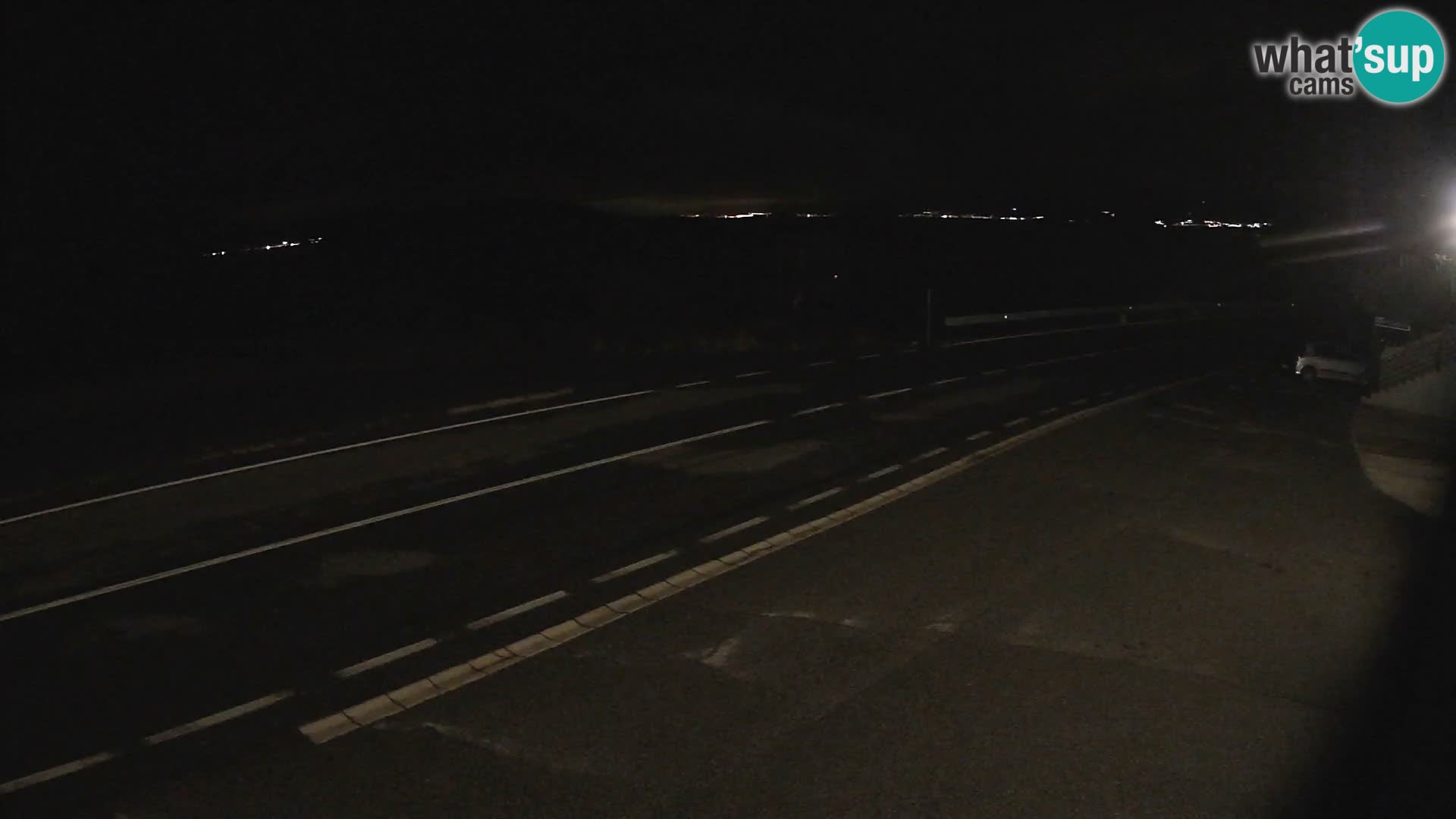 Webcam autoroute Adriatique D8 près de SENJ – vue sur l’île de KRK