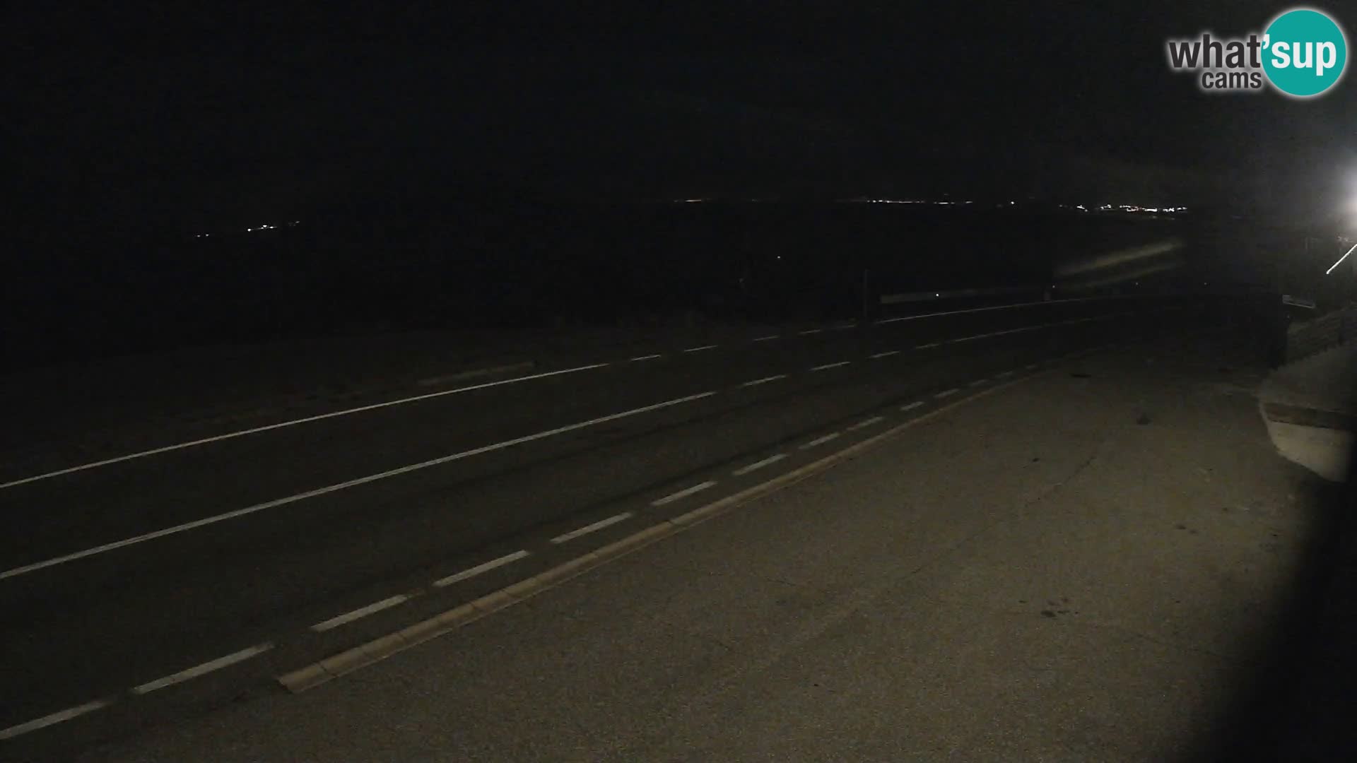 Webcam Adria-Autobahn D8 bei SENJ – Blick auf die Insel KRK