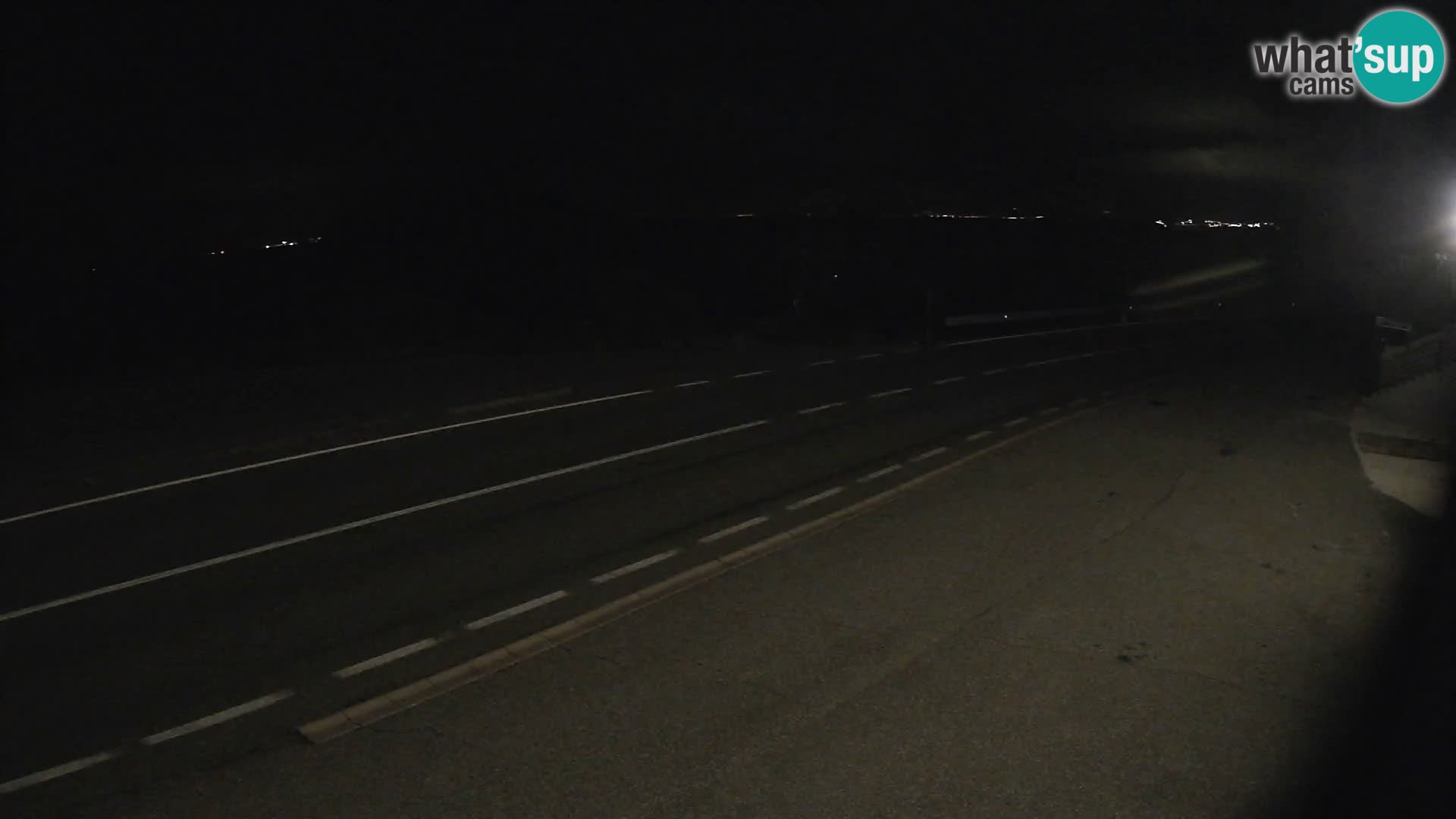 Webcam Adria-Autobahn D8 bei SENJ – Blick auf die Insel KRK