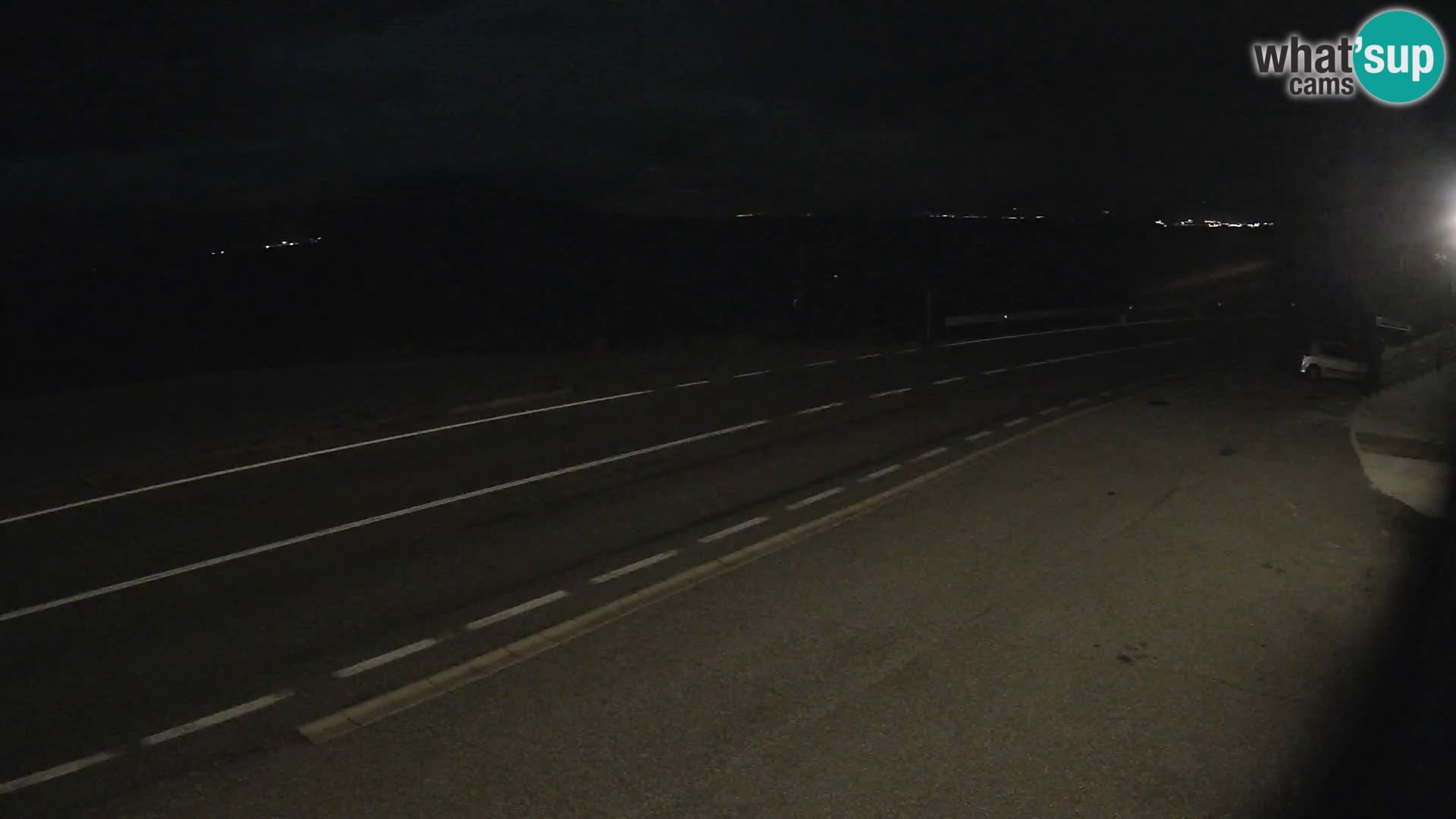 Webcam statale Adriatica D8 vicino SEGNA – Panorama su VEGLIA