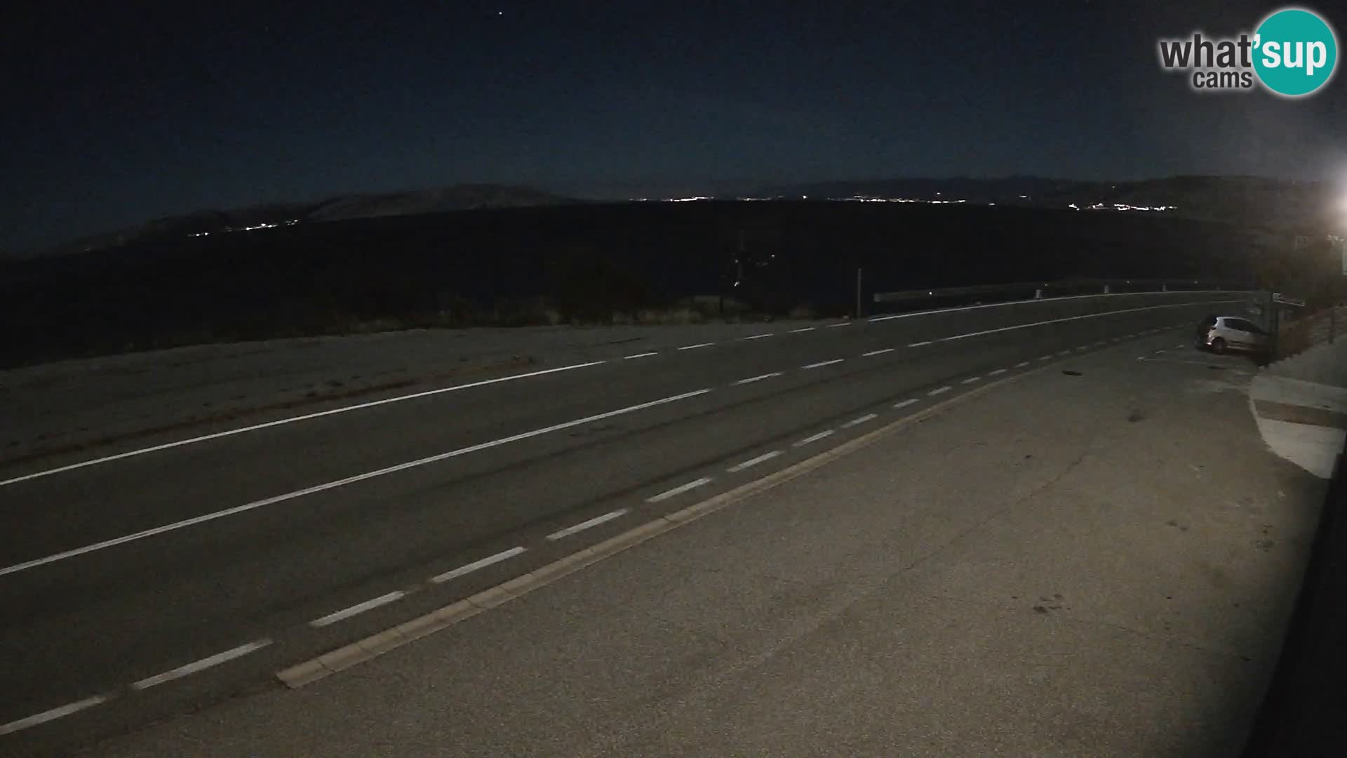 Webcam statale Adriatica D8 vicino SEGNA – Panorama su VEGLIA