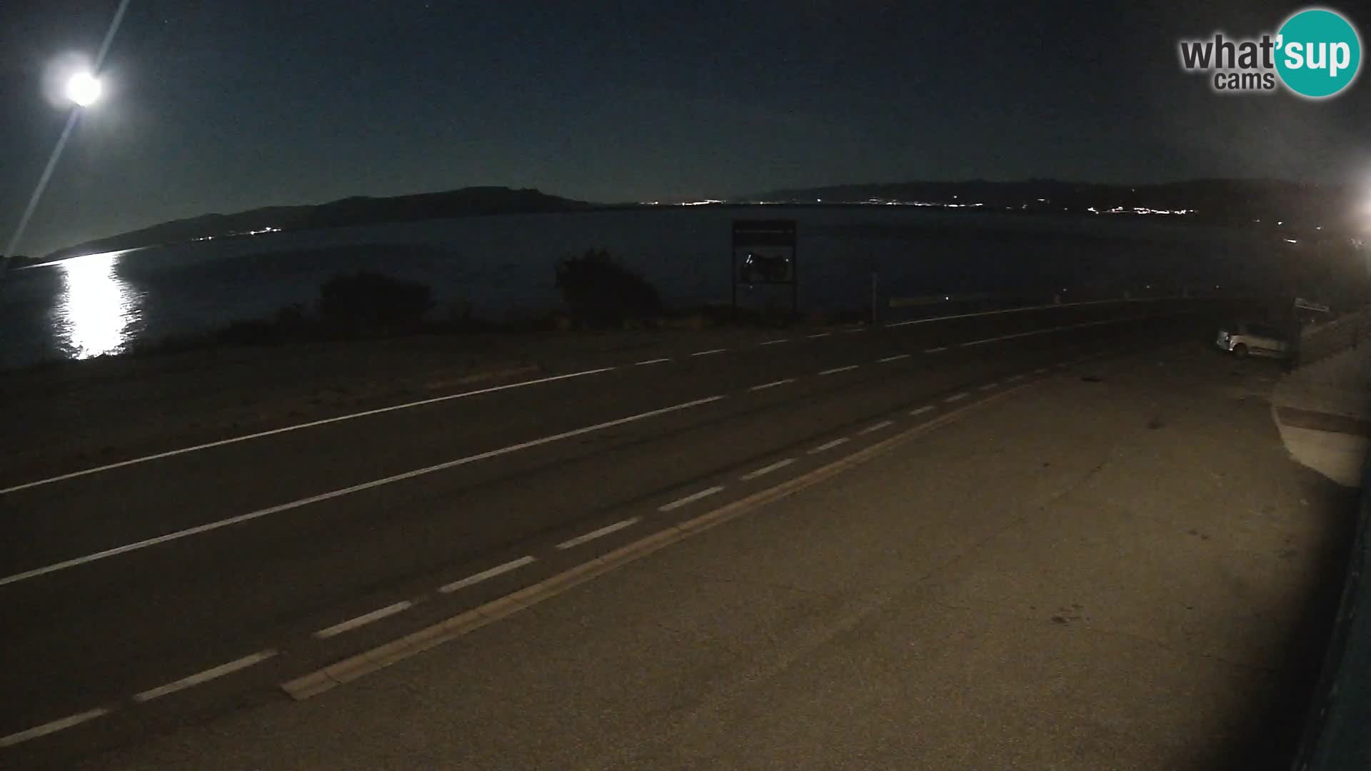 Webcam statale Adriatica D8 vicino SEGNA – Panorama su VEGLIA