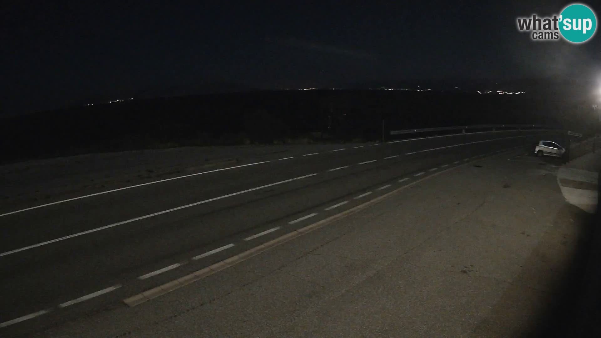 Webcam statale Adriatica D8 vicino SEGNA – Panorama su VEGLIA