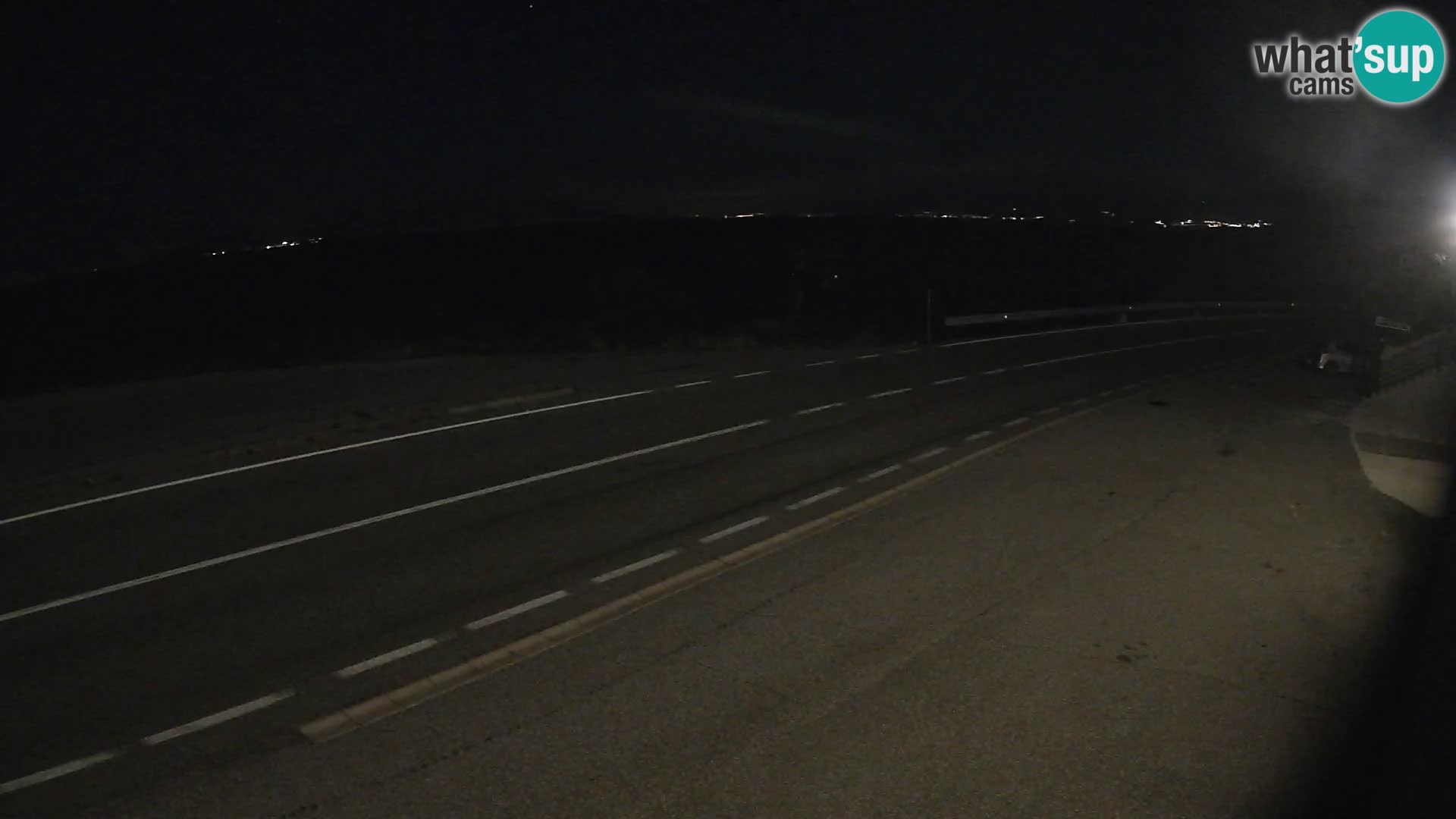 Webcam statale Adriatica D8 vicino SEGNA – Panorama su VEGLIA