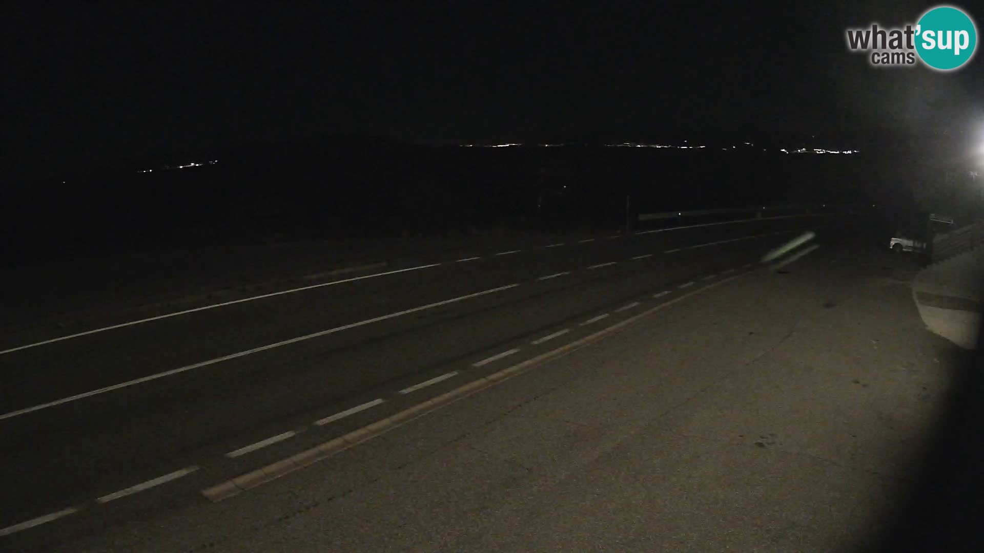 Webcam statale Adriatica D8 vicino SEGNA – Panorama su VEGLIA