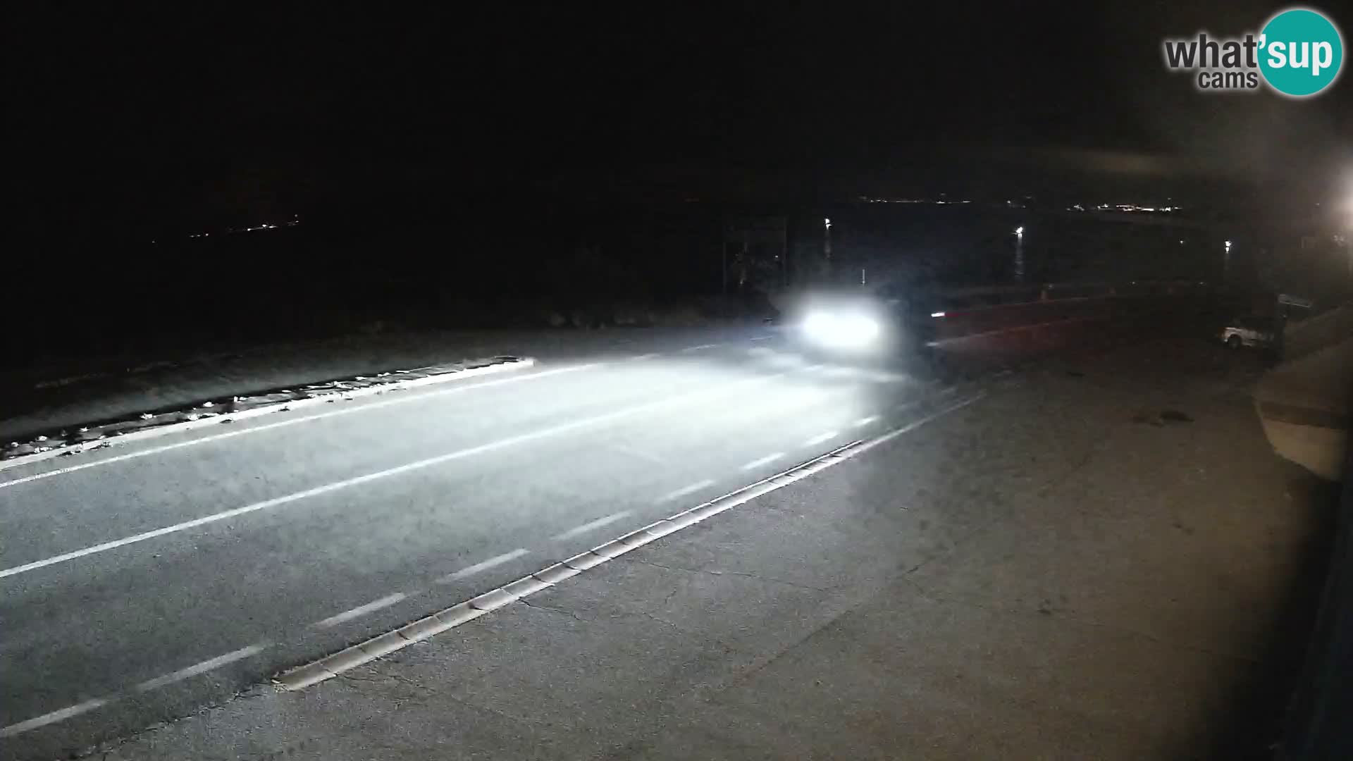 Web kamera Jadranska Magistrala kod SENJa – pogled na KRK