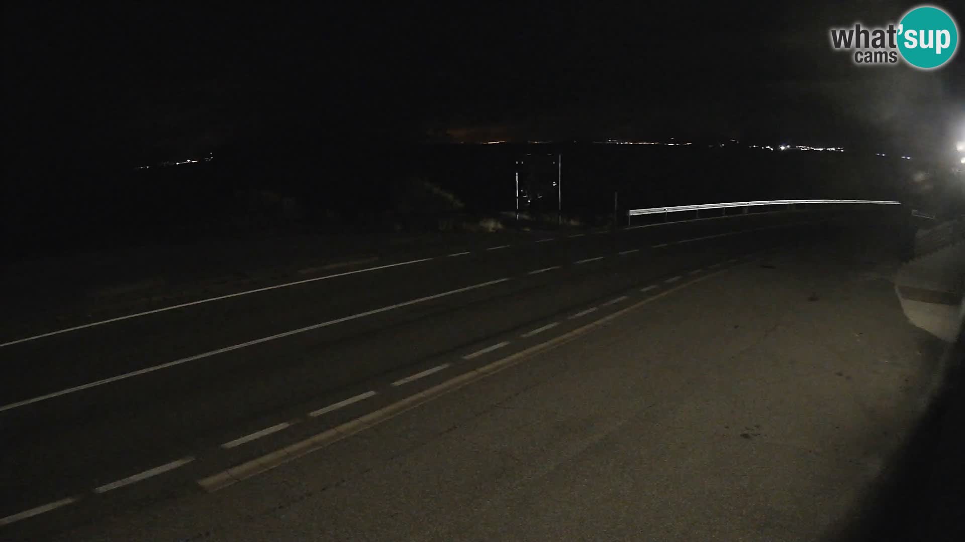 Web kamera Jadranska Magistrala kod SENJa – pogled na KRK