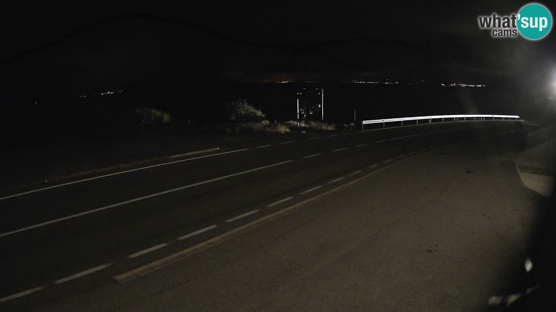 Webcam Adria-Autobahn D8 bei SENJ – Blick auf die Insel KRK