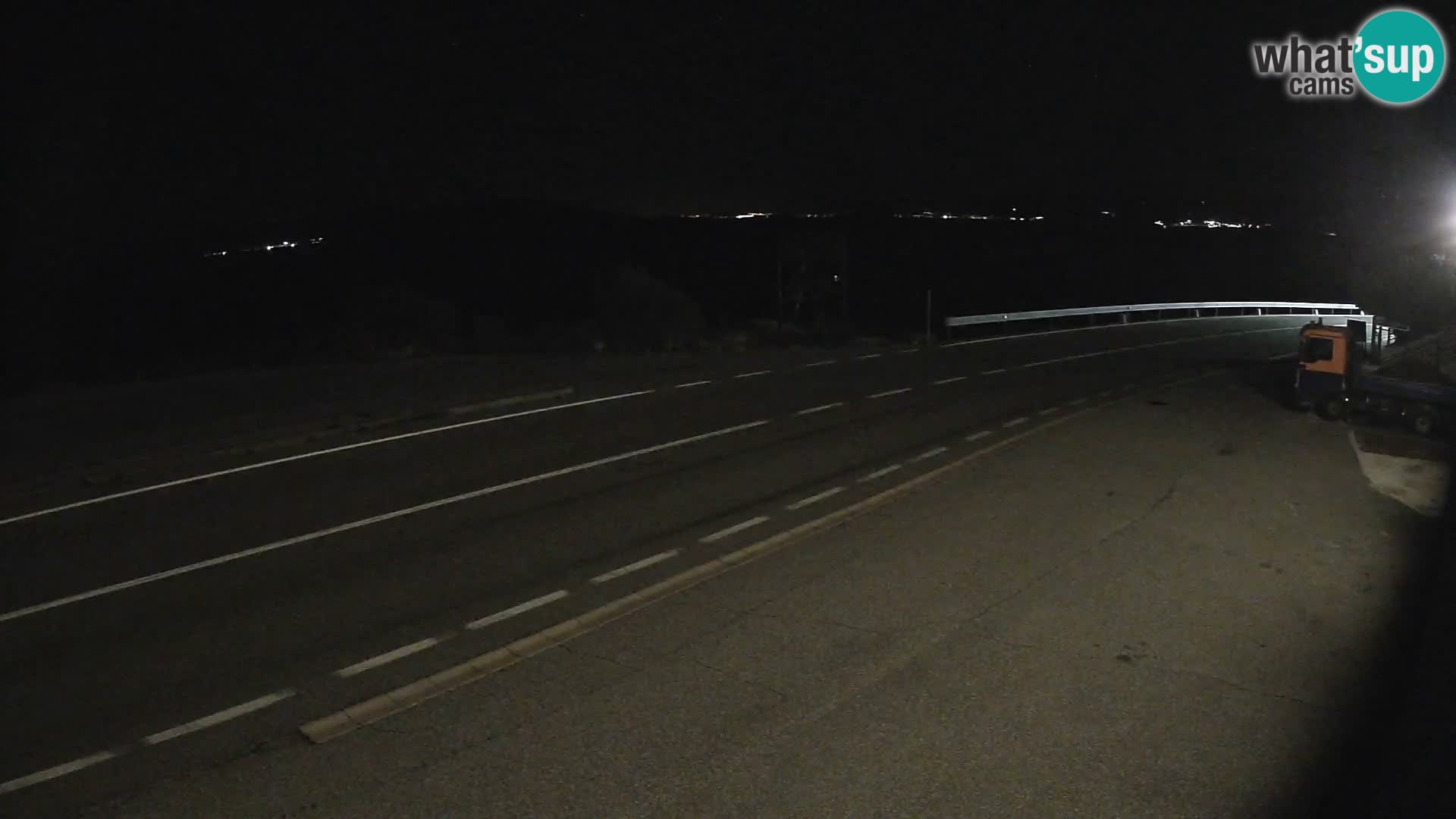 Webcam statale Adriatica D8 vicino SEGNA – Panorama su VEGLIA