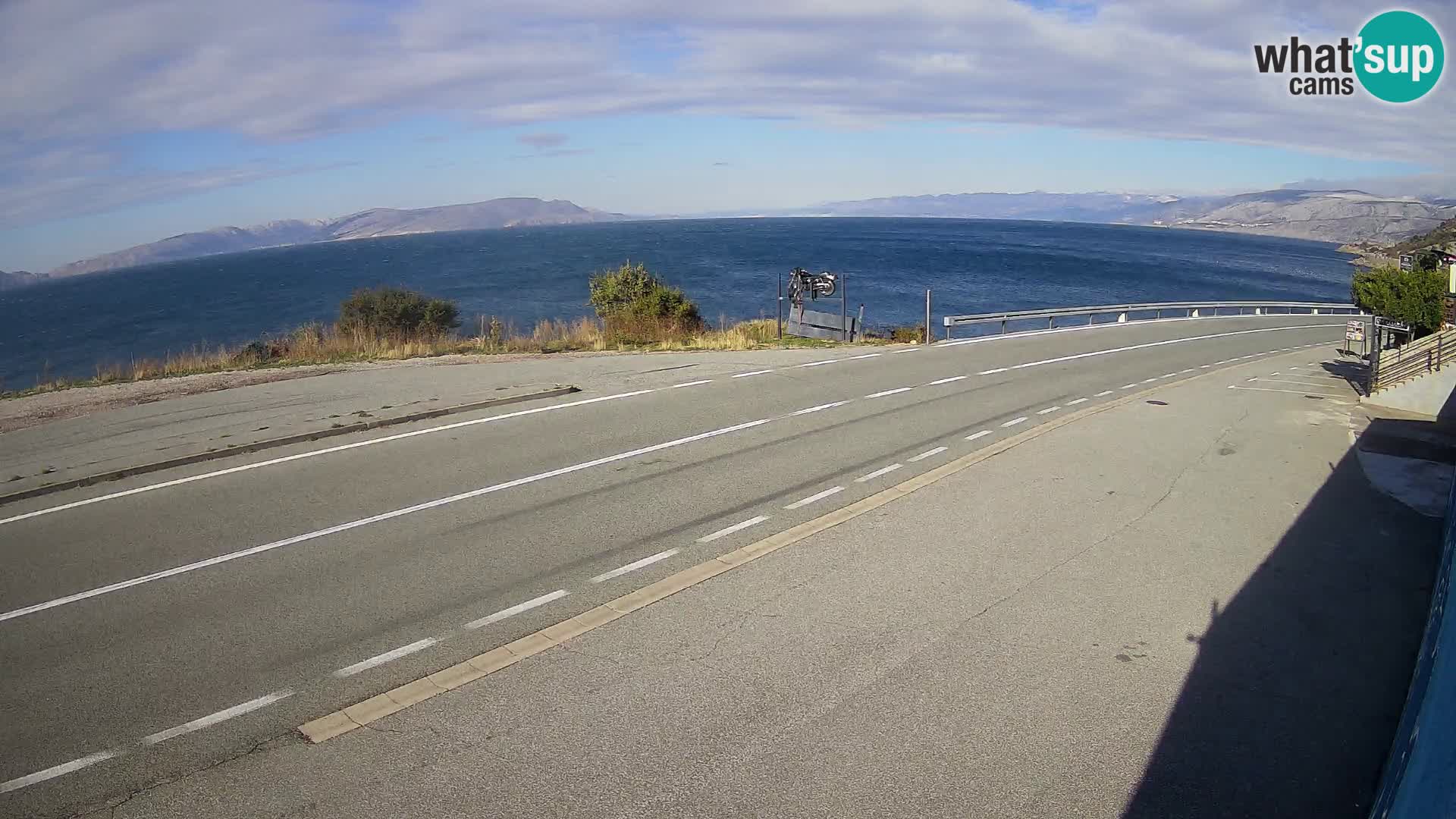 Webcam statale Adriatica D8 vicino SEGNA – Panorama su VEGLIA