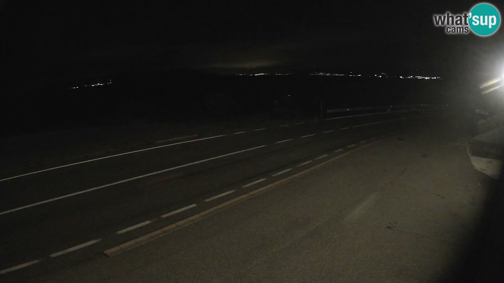 Webcam Adria-Autobahn D8 bei SENJ – Blick auf die Insel KRK