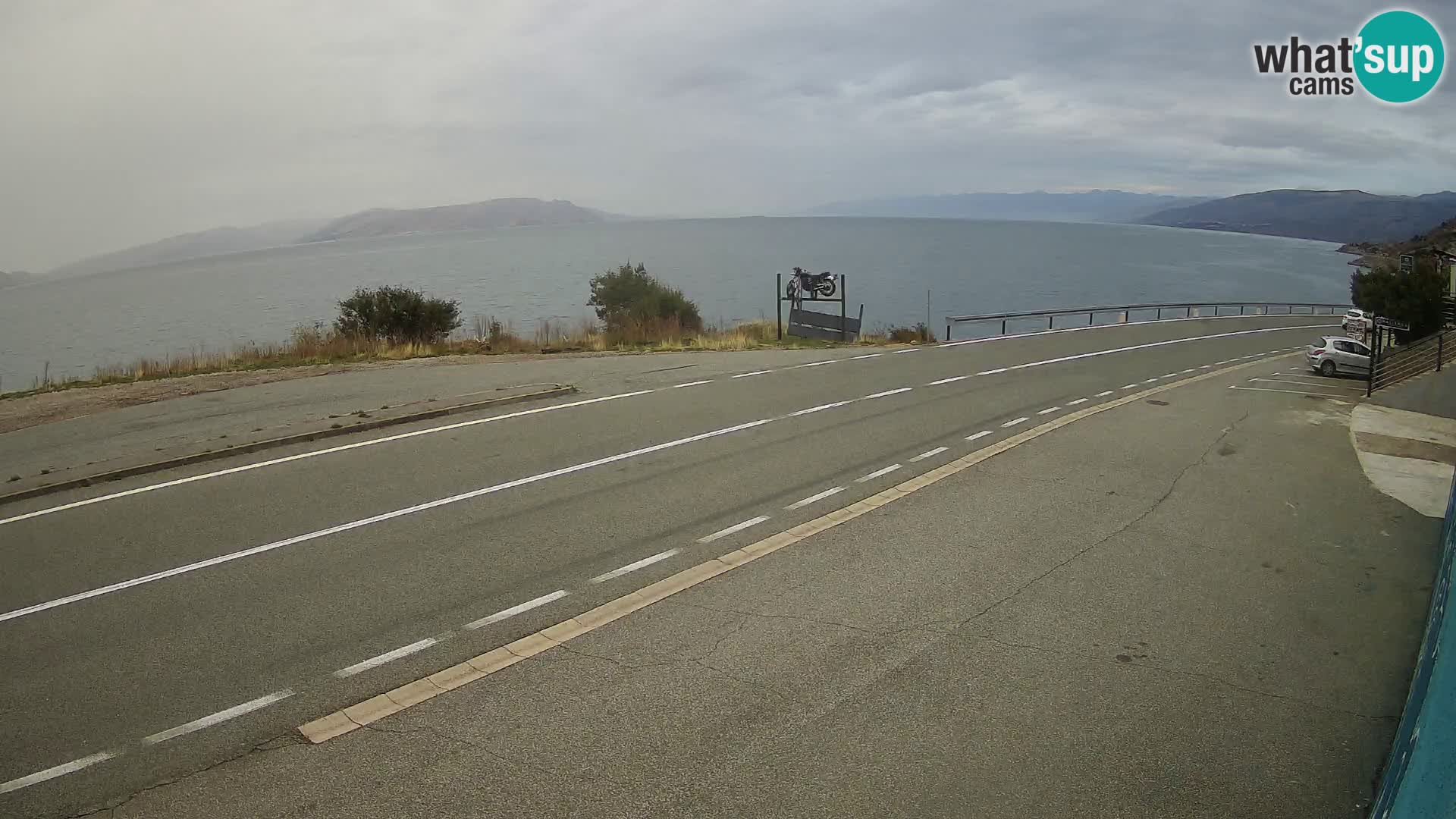 Webcam statale Adriatica D8 vicino SEGNA – Panorama su VEGLIA