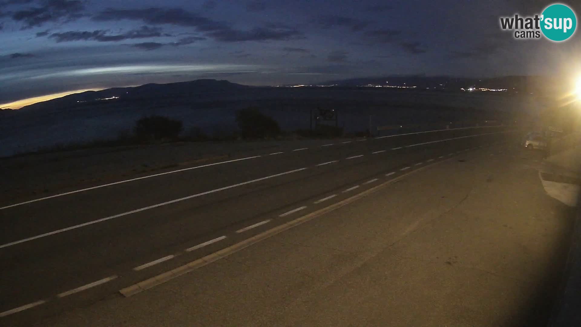 Web kamera Jadranska Magistrala kod SENJa – pogled na KRK