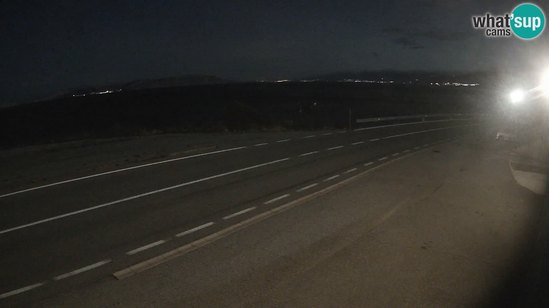 Webcam statale Adriatica D8 vicino SEGNA – Panorama su VEGLIA